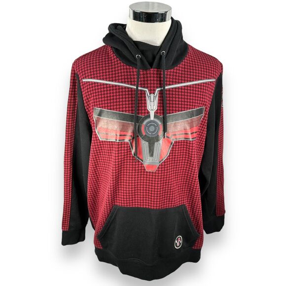 Marvel Ant-Man & The Wasp Hoodie Mens XL Hot Topic Black Red Our Universe Cotton - Picture 1 of 10